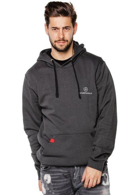 UNDERWORLD Basic kapucnis pulóver, unisex (Méret M, Termékkód U4034CC)