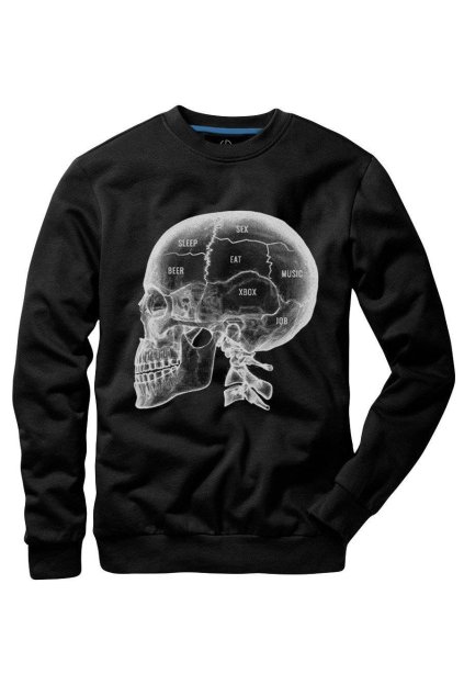 UNDERWORLD X-ray skull unisex pulóver (Méret S, Termékkód U4051A2)