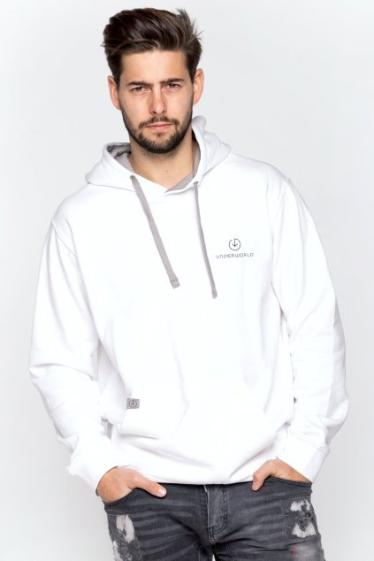 UNDERWORLD Basic kapucnis pulóver, unisex (Méret M, Termékkód U4034CO)