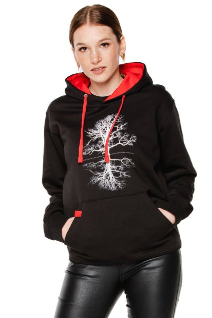 UNDERWORLD Tree kapucnis pulóver, unisex (Méret M, Termékkód U4518C2)