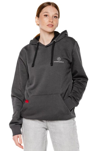 UNDERWORLD Basic kapucnis pulóver, unisex (Méret M, Termékkód U4534CC)