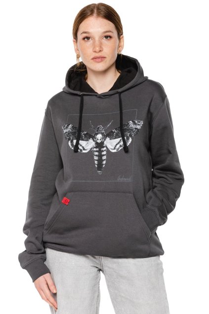 UNDERWORLD Night Butterfly kapucnis pulóver, unisex (Méret M, Termékkód U4566CC)