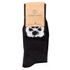 Fekete mintás unisex Underworld Animal Footprint zokni (Méret 36-40, Termékkód US001A2)