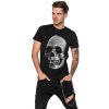 Ajándék szett UNDERWORLD Skull férfi póló + zokni (Méret S | 36-40, Termékkód US013BZ)