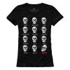 Ajándék szett UNDERWORLD Hater / Skulls női póló + zokni (Méret S | 36-40, Termékkód US519BZ)