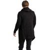 Aszimmetrikus UNDERWORLD kardigán kapucnival fekete színben (Méret M, Termékkód U4209C2)