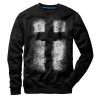 UNDERWORLD Cross unisex pulóver (Méret S, Termékkód U4009A2)