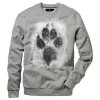 UNDERWORLD Animal footprint unisex pulóver (Méret S, Termékkód U4016AP)
