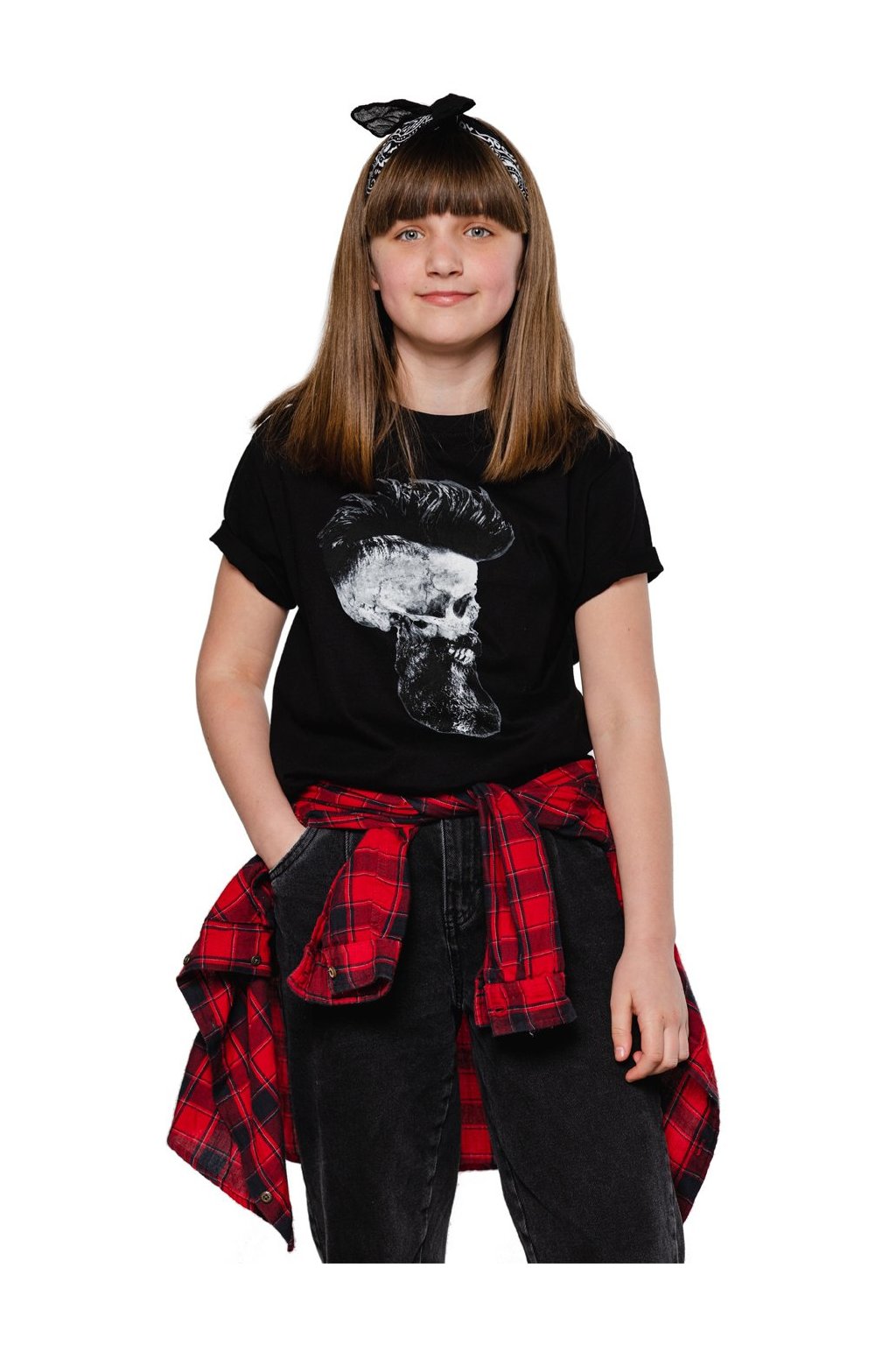 Dětské tričko UNDERWORLD Skull with a beard (Veľkosť 4Y, Kód produktu D6561C2)