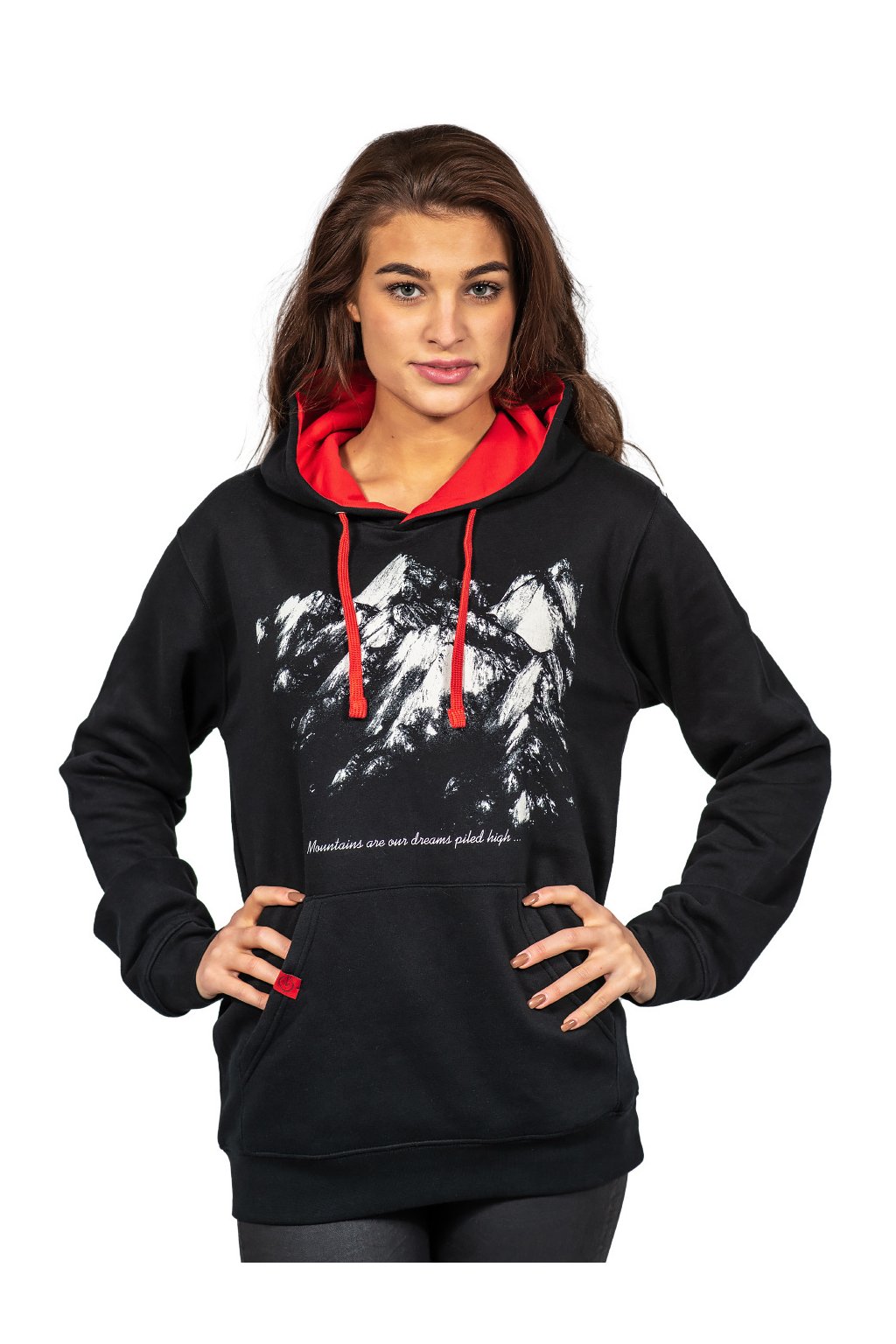 Mikina klokanka s kapucňou UNDERWORLD Mountains (Veľkosť M, Kód produktu U4574C2)