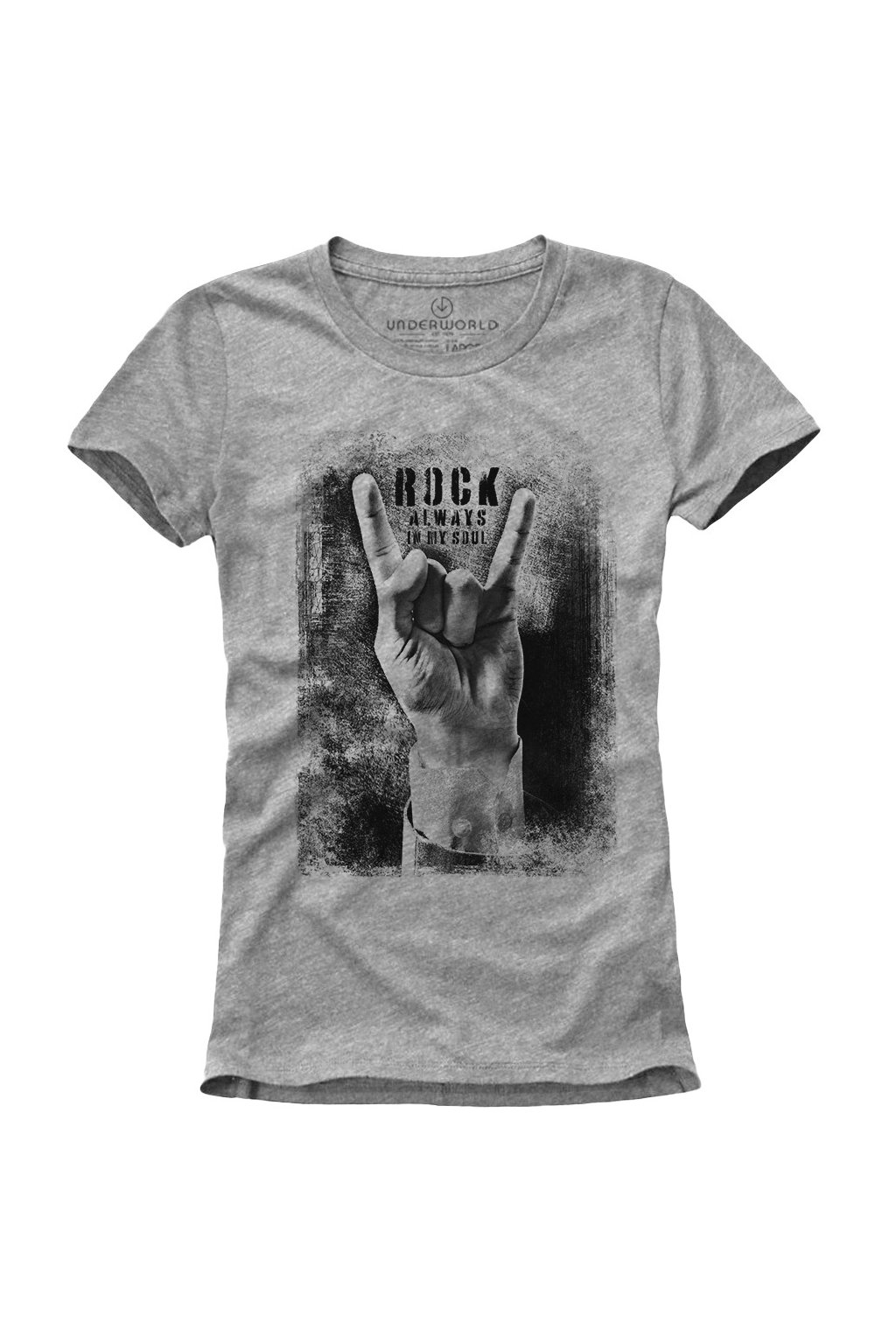 Dámské tričko UNDERWORLD Rock always in my soul (Veľkosť S, Kód produktu U6593AP)