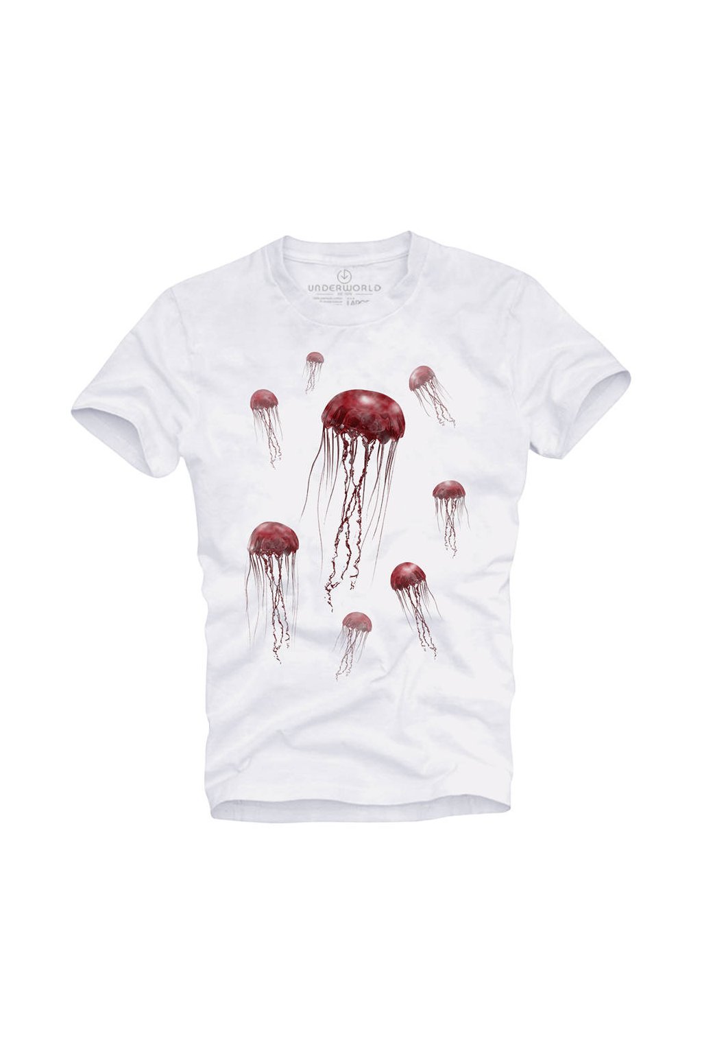 Pánské tričko UNDERWORLD Jellyfish (Veľkosť S, Kód produktu U6090AO)