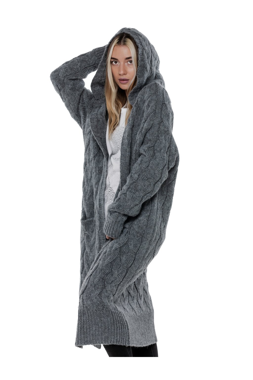 Pletený svetr Underworld s dlouhým rukávem (Veľkosť ONE SIZE, Kód produktu U8507AC)