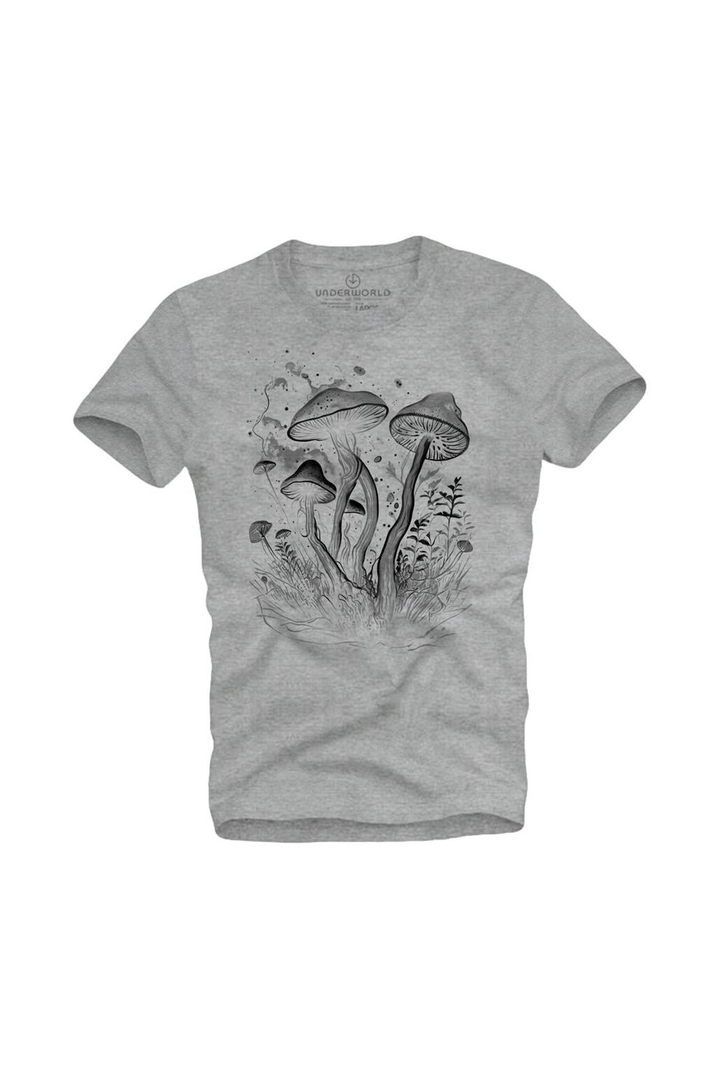 Pánské tričko UNDERWORLD Mushrooms (Veľkosť S, Kód produktu U6099AP)