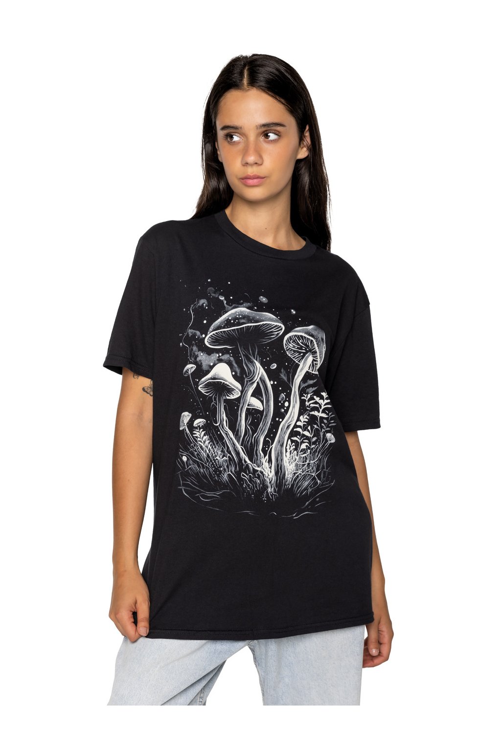 Tričko loose fit UNDERWORLD Mushrooms (Veľkosť S, Kód produktu Z6099A2)