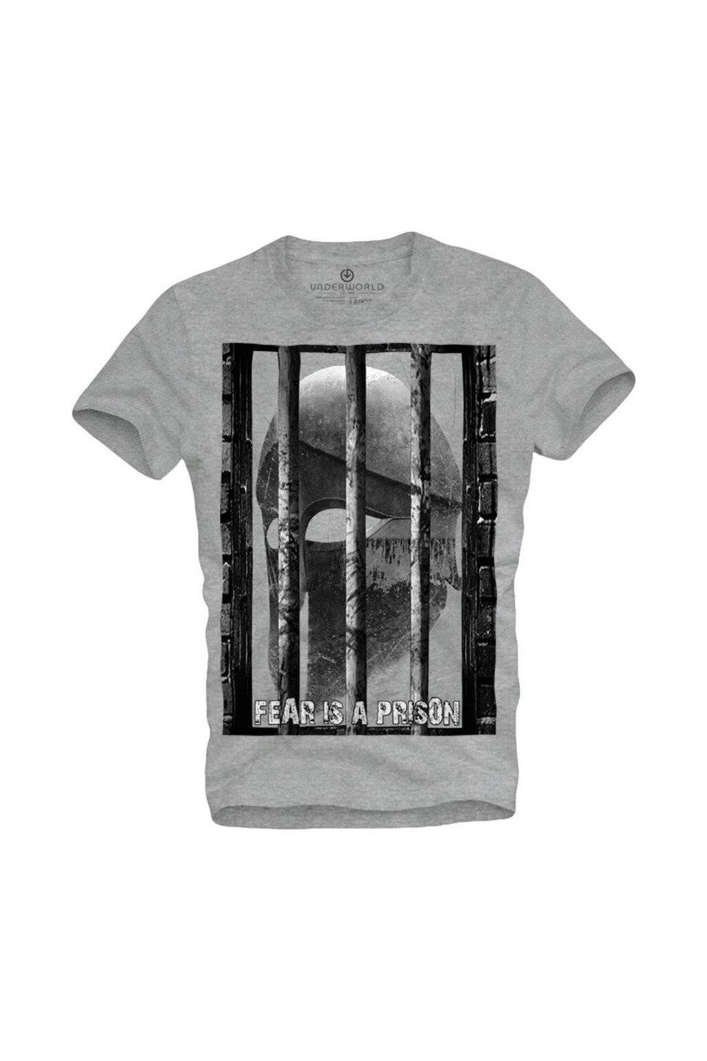 Pánské tričko UNDERWORLD Fear is a prison (Veľkosť S, Kód produktu U6047AP)