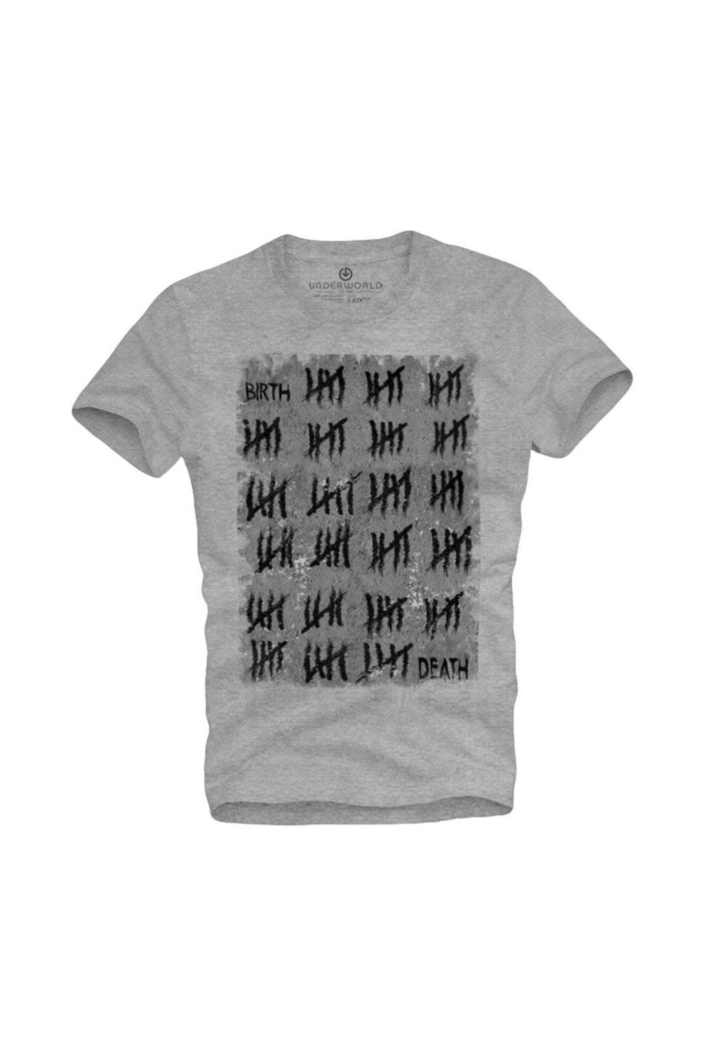Pánské tričko UNDERWORLD From birth to death (Veľkosť S, Kód produktu U6048AP)