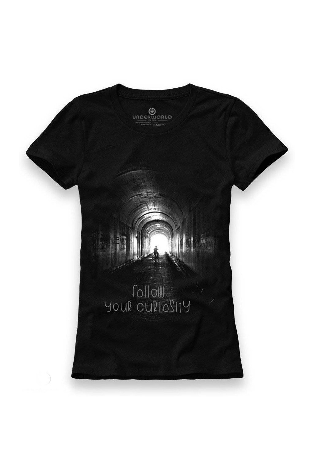 Dámské tričko UNDERWORLD Follow your curiosity (Veľkosť S, Kód produktu U6539A2)
