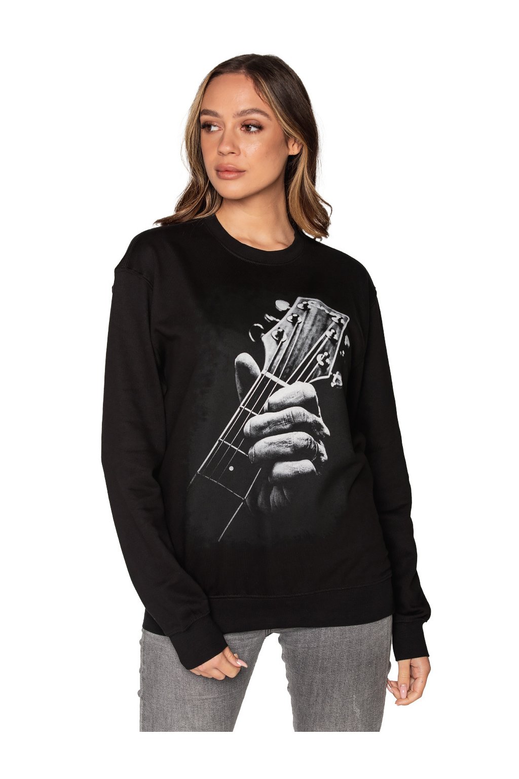 Mikina značky UNDERWORLD unisex Guitar head (Veľkosť S, Kód produktu U4553A2)
