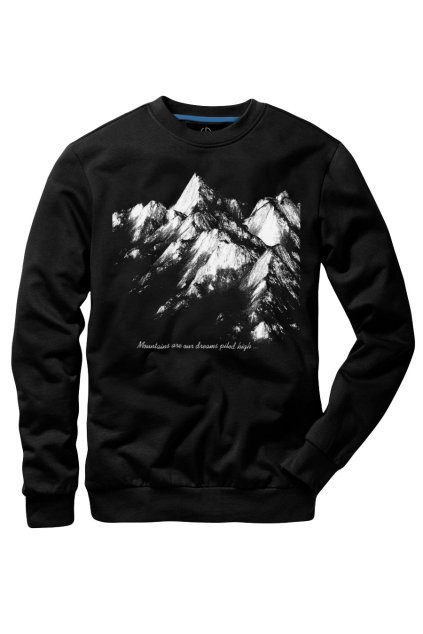 Mikina značky UNDERWORLD unisex Mountains (Veľkosť S, Kód produktu U4074A2)