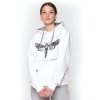 Mikina s kapucí a klokaní kapsou UNDERWORLD Night Butterfly (Veľkosť M, Kód produktu U4566CO)