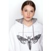 Mikina s kapucí a klokaní kapsou UNDERWORLD Night Butterfly (Veľkosť M, Kód produktu U4566CO)