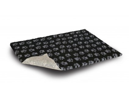 VetBed Original deka – černá s packami