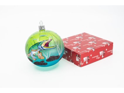 Vánoční ozdoba ŠTIKA – 1 kus, průměr 8cm