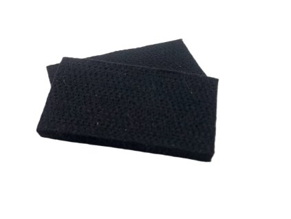 Sada předmětů ZVV – 2x černý filc 10cm x 5cm x 1cm