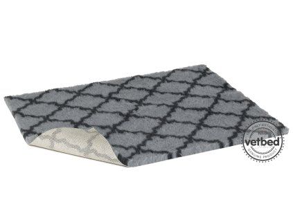 Petlife Vetbed Select Soft Grey Trellis LR