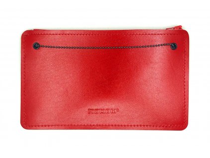 SMUCCI S long red leather 1