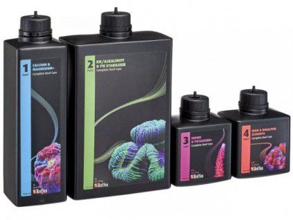 Red Sea Complete 4-part Supplement Program Medium Pack 300 L