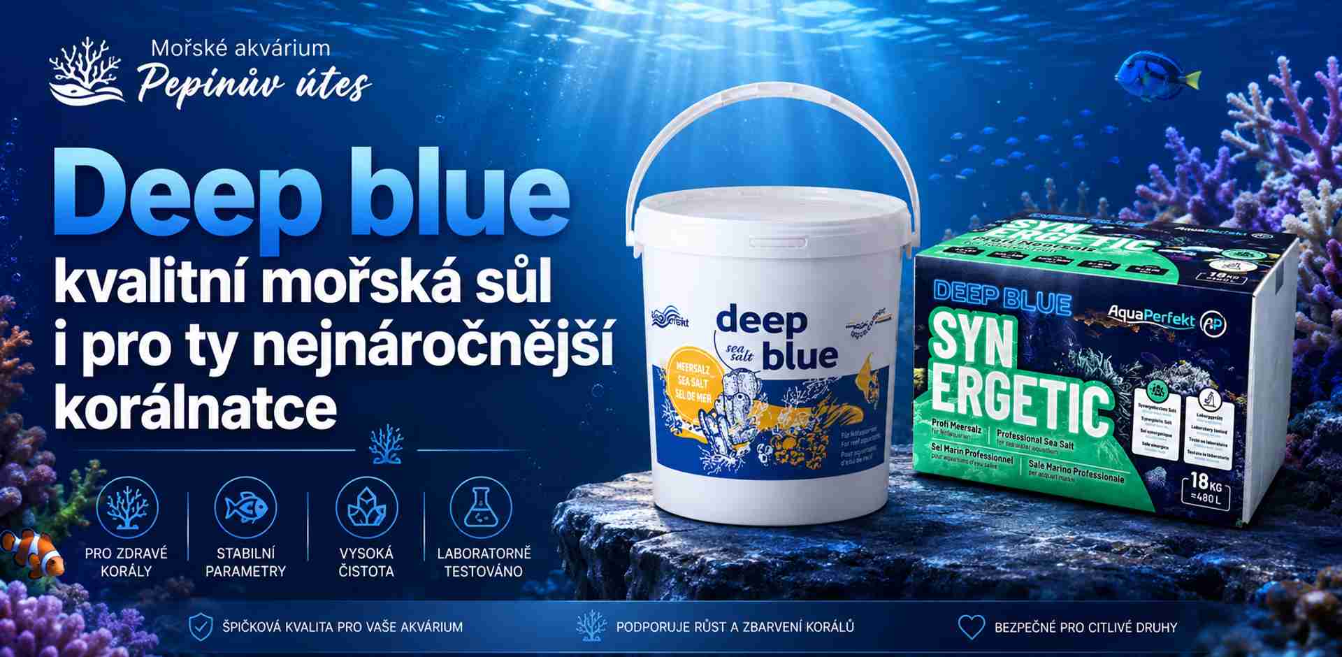 Banner Deep blue