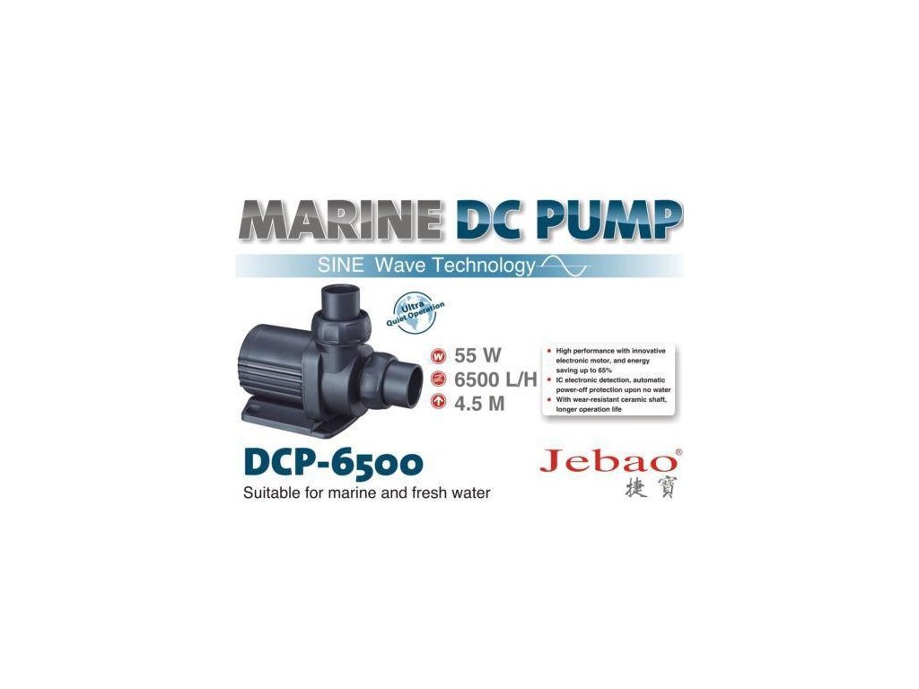 Čerpadlo Jebao DCP 6500 - Mořské akvárium Pepinův útes