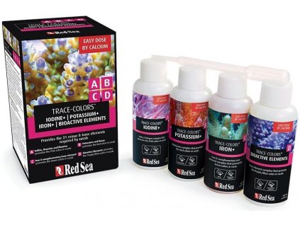 Red Sea Trace-Colors A,B,C,D 100ml 4-Pack