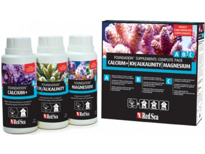 Red Sea Foundation Starter SET - A+B+C 3 x 250 ml