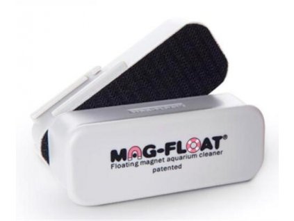 Plovoucí magnetická stěrka Mag-float  s držákem na žiletku na akvária dlouhá do 12 mm