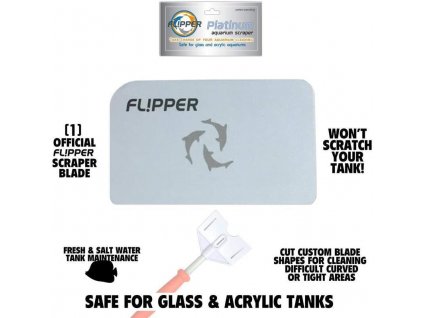Flipper náhradní plastová karta pro Flipper Hand Scraper 1 ks