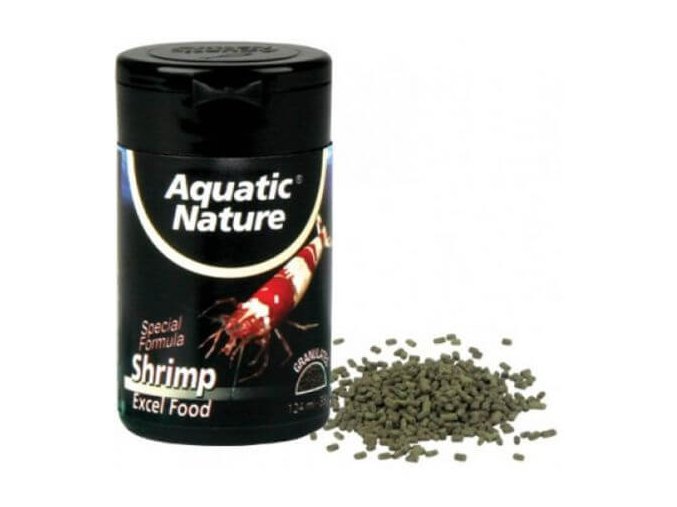 Aquatic nature shrimp excel food