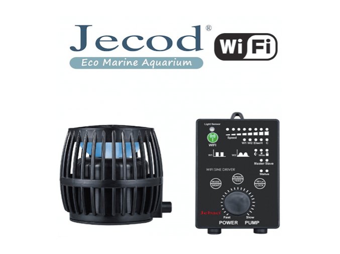 Jecod DW 9 Wi FI controller Stromingspomp wavemaker