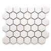 CRMC110 Keramická mozaika bílá mat 51x59x5mm - plato 325x281mm