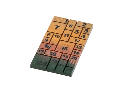 cokoladova tabulka kalendar vanocni predni strana