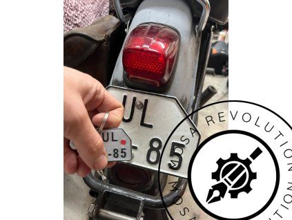 Klíčenka SPZ moto -MosaRevolution