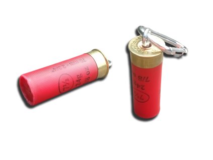 Přívěsek na klíče či batoh z broku ráže 12