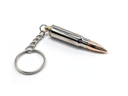 7,62x39 klíčenka nikl