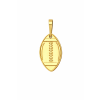 Zlatý přívěs rugby míč (PA0659)