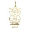 Zlatý přívěs sova PA1468