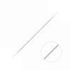 Stříbrný řetízek MOŠNA Cable Brill 0,3 (Délka 85 cm)