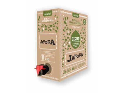 Koldokol sirup JAHODA bag-in-box 3kg