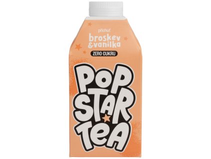 POPSTAR Tea Zero broskev 8595096371414 1